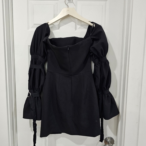 Israella Kobla Asha Belted Sleeve Off the Shoulder Minidress - Picture 5 of 8